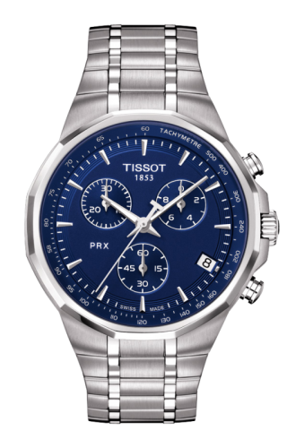 Tissot PRX Chronograph Quartz Stainless Steel / Blue